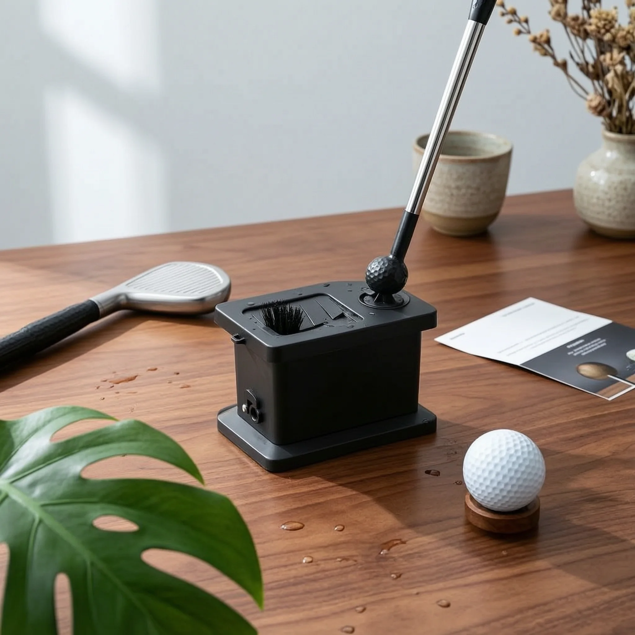 golf-vehicle-club-cleaner-black-vehicle-mounted-club-washer-sports-accessory-rectangular-rounded-top