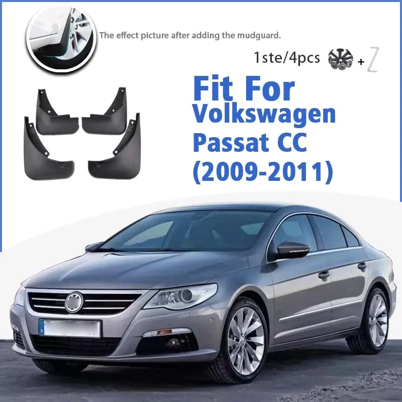 For Volkswagen VW Passat CC 2009 2010 2011 Mudflaps Mudguard Fender Mud Flap Guards Splash Car Accessories Front Rear 4pcs