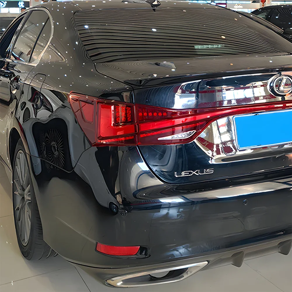 

Автомобильные фары для Lexus GS 2012-2021, обновленная сборка автомобильных задних фонарей, новый стиль, инструменты с эффектом запуска, аксессуары для сквозных задних фонарей