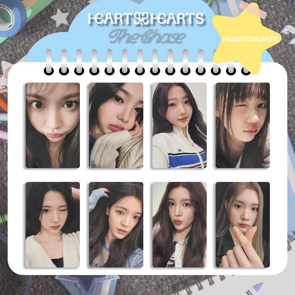 Kpop Hearts2Hearts アルバムチェイススペシャルカード両面 Piritning