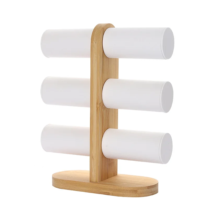 Latest Design 3 layers bracelets stand display watches holder home table or store jewelry rack shelf