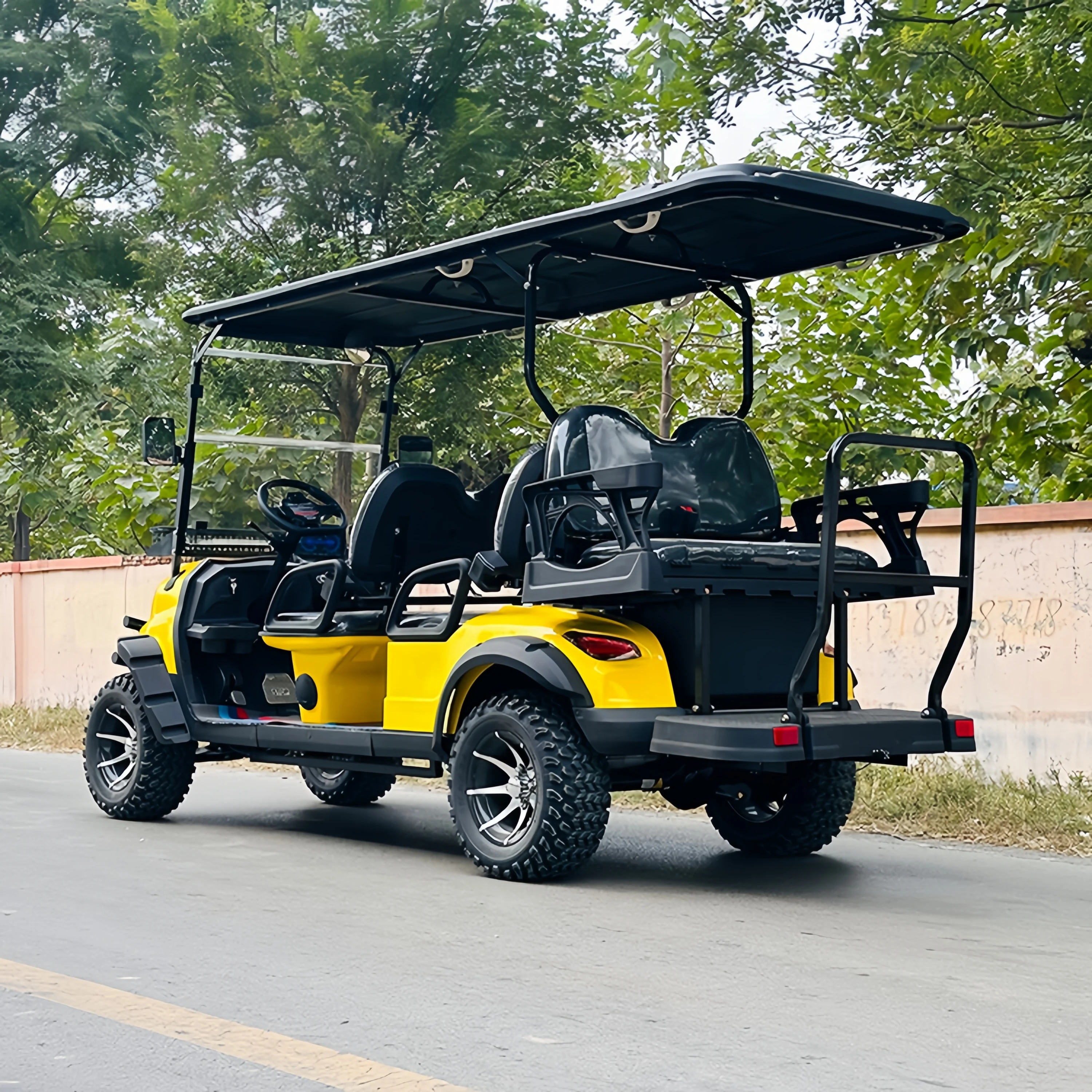 2+2seats 4 Passenger Capacity Golf Cart 4 Seats Street Legal Electric Car Golf Cart Electric 4 Seat 72v