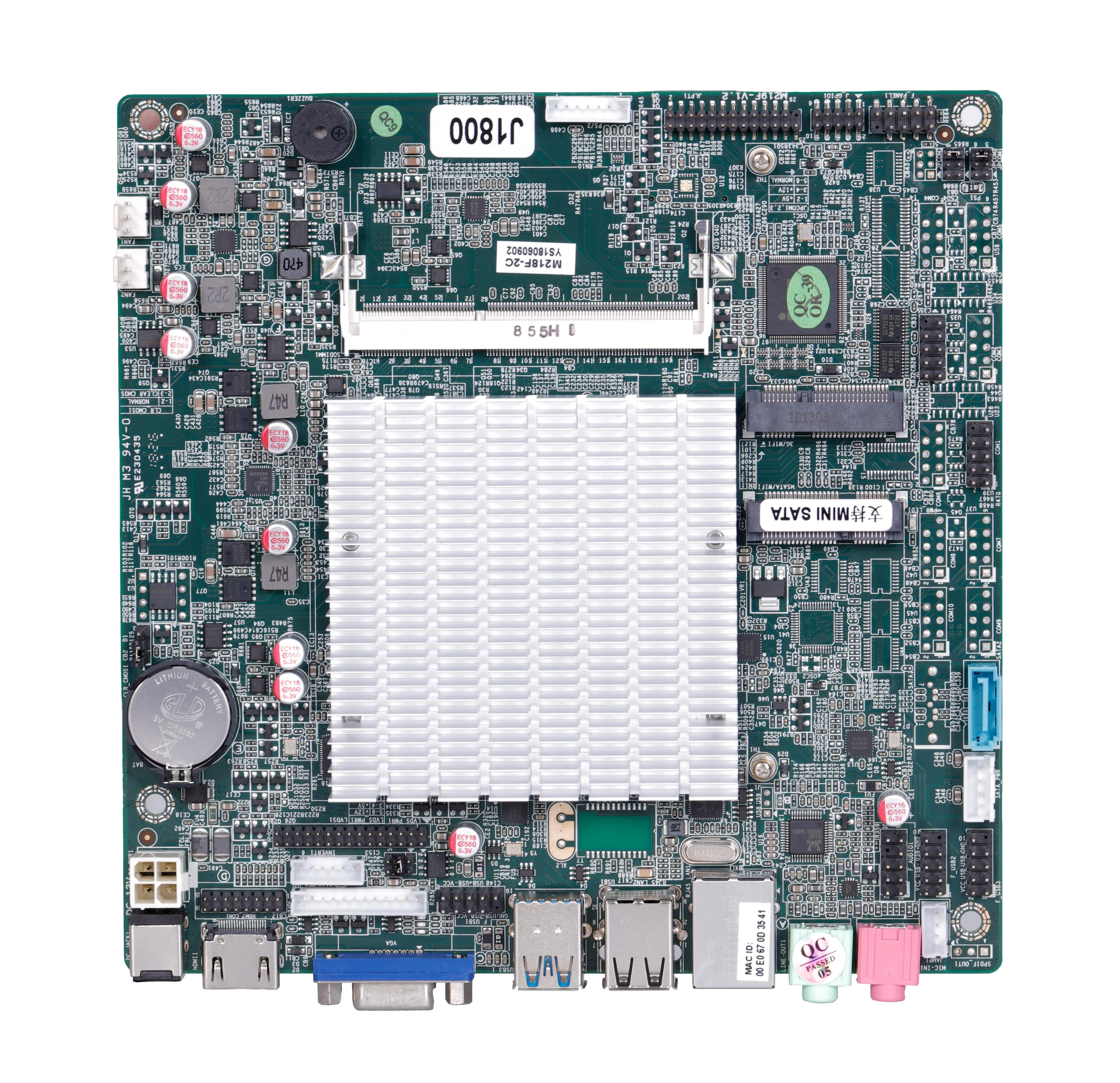 ELSKY M218F M229F Motherboard WITH  Low Voltage 1.35V Max 8GB RAM for  Optional  ATOM Celeron J1800 J1900 Pentium J2900 CPU