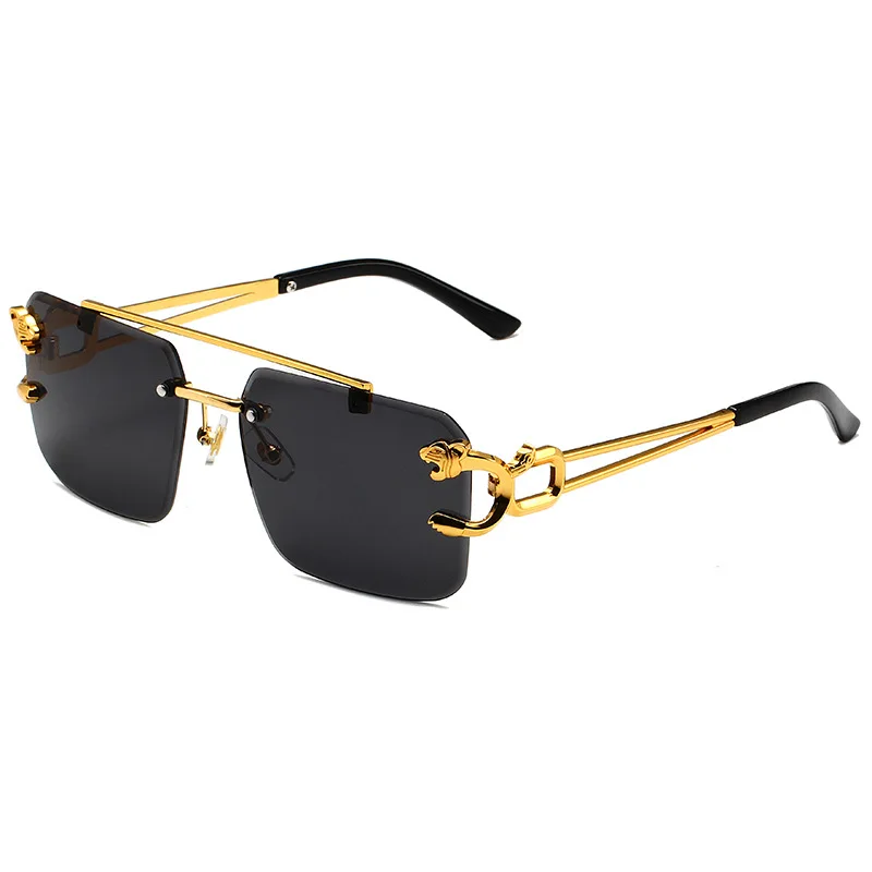 DDDLONG Retro Fashion Sunglasses Women Men Metal Sun Glasses Classic Vintage UV400 Outdoor Shades D484