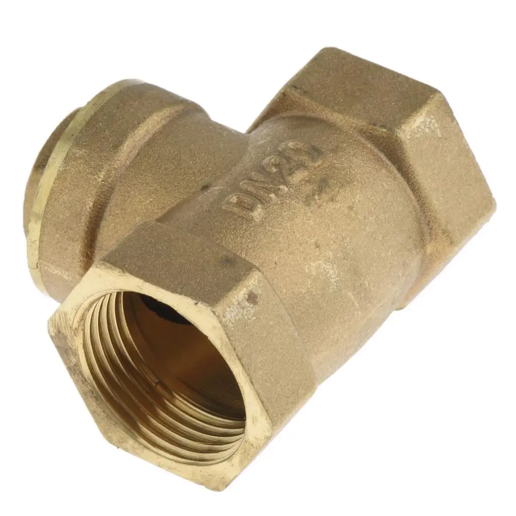 Válvula giratória DN Way, rosca fêmea, material de latão -3/4 polegadas