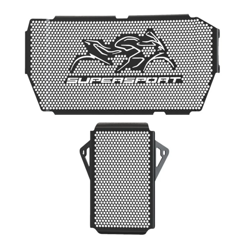 

For Ducati Supersport 939 950 / S 2017-2024 Motorcycle Radiator Guard Tank Grill Shield Engine Cooler Bezel Protector Mesh Cover