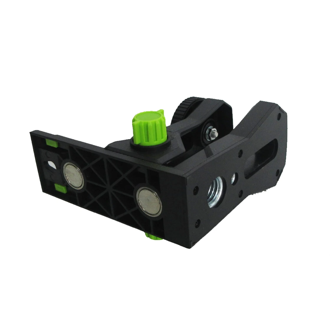 1pc Level Bracket L-Shape 1/4 5/8 Threaded Level Tripod Stand 360degree Rotating Level Mount With Magnetic Base Height Adjustmen