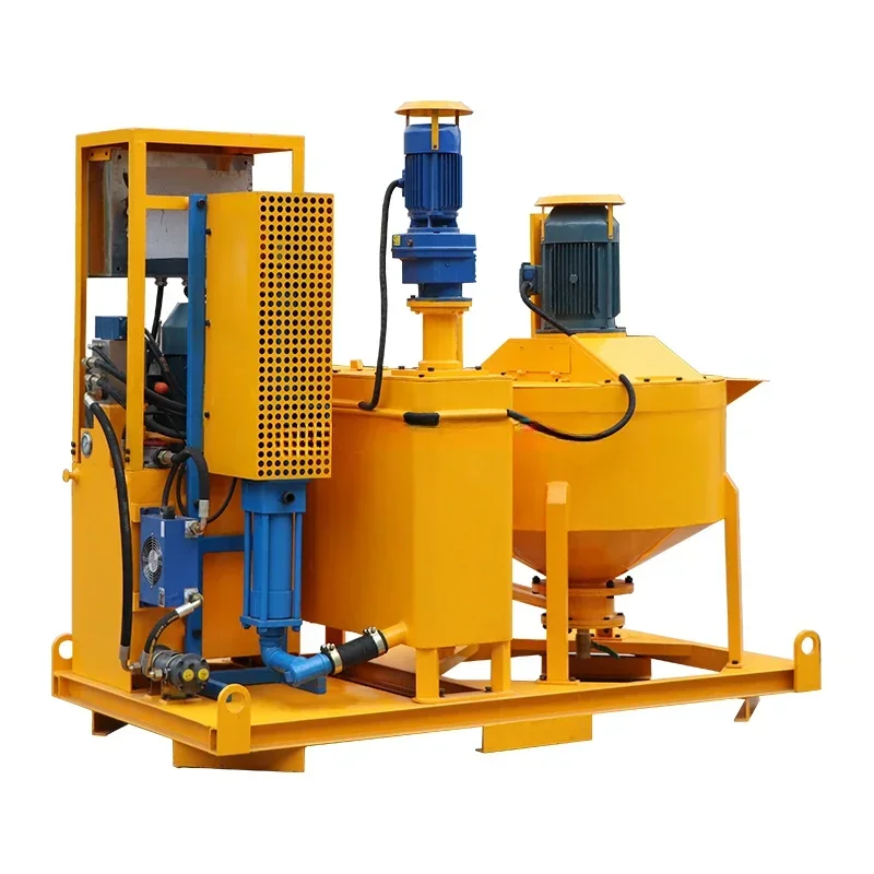 High Efficiency Professional Grout Mixer Pump Units Electric Engine Grouting Injection Unit with Trade Assurance