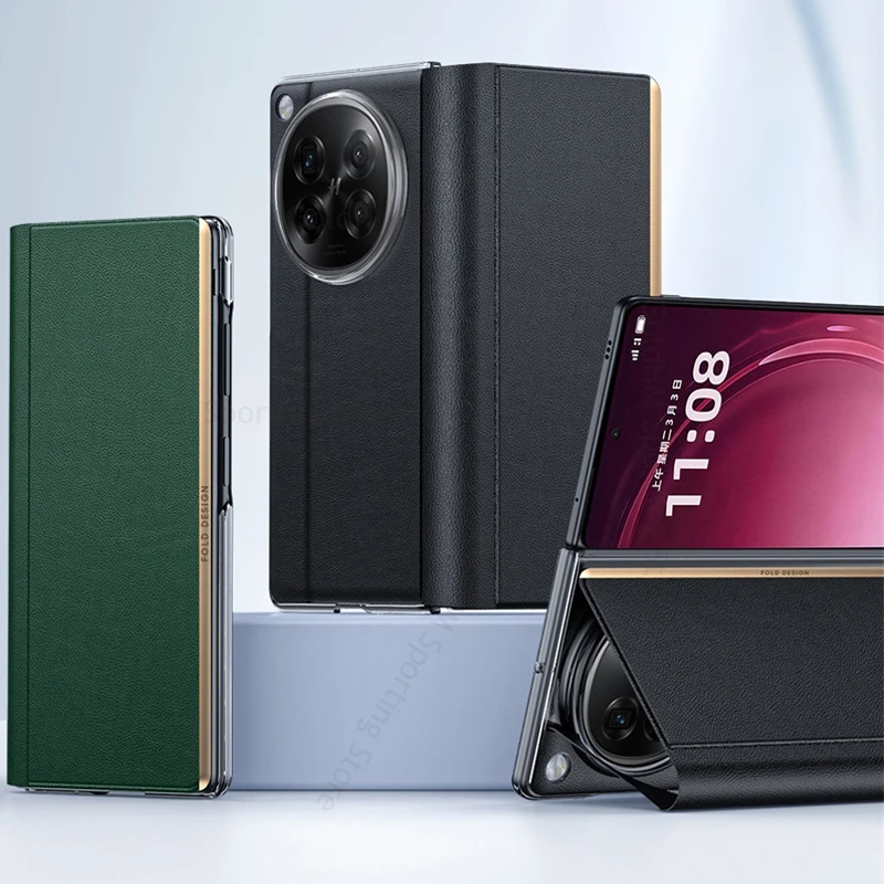 

Capa For OPPO Find N6 Luxury Leather Magnetic Flip Case For Oppo Find N5 N3 Full Protection Book Stand Cover For OnePlus Open 5G