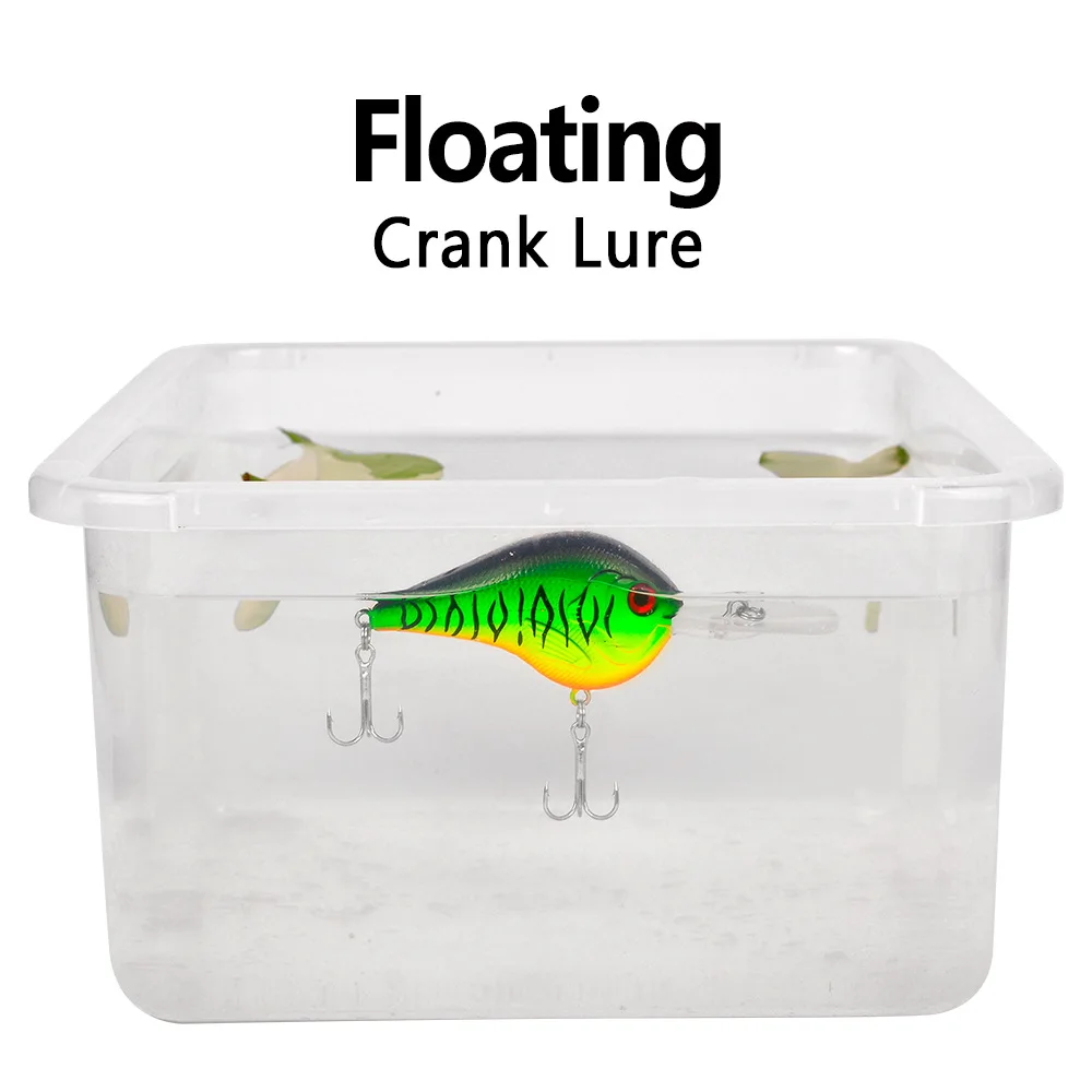 

PROBEROS 1pcs Fishing Lure 10g 9.5cm Hard Artificial Swimbait Lures 10 Color Crankbait Fish Baits #6 Treble hook Minnow dhc001