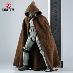 1/12 Scale female male dolls clothes cloak brown black fit 6'' action figure body model