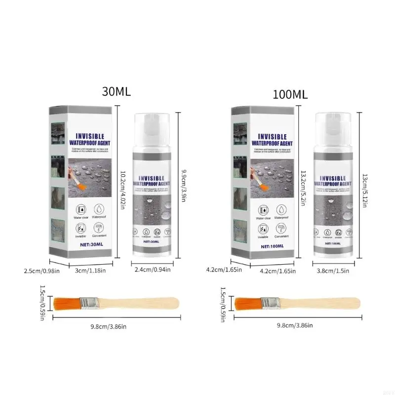 R6FF invisibile Agente perdita resistente all'improvviso con pennello per tetto