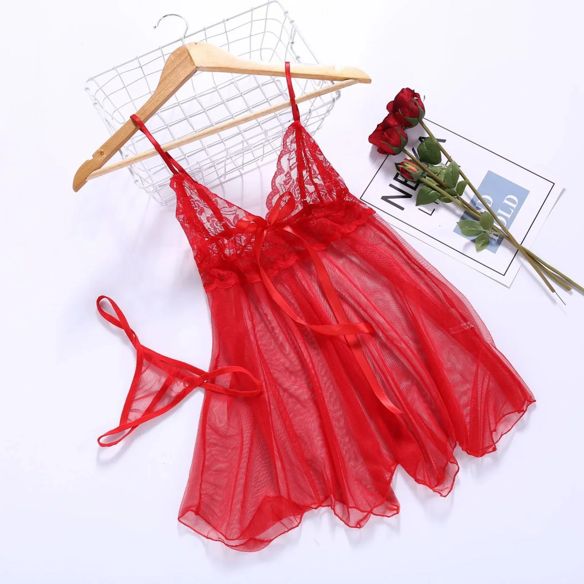 

Sexy Lingerie Sexy Bodycon Dress Fishnet Clubwear Perspective Christmas Valentine's Day Erotic Lingerie Set Erotic Dress