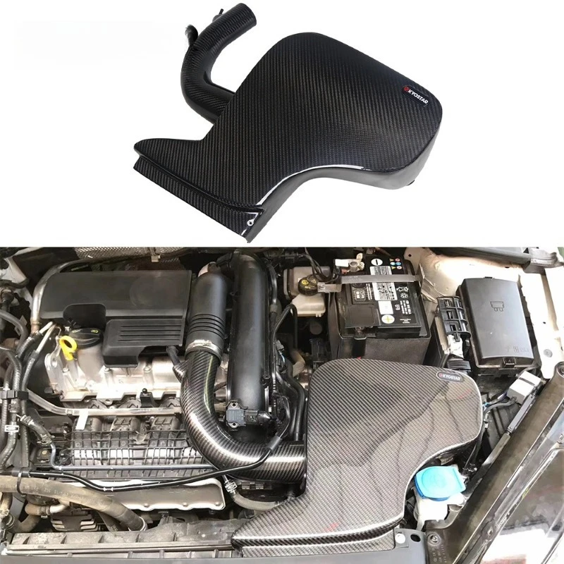 

Automotive Retrofit Dry Carbon Fiber Cold Intake System Kit for EA211 Mk7