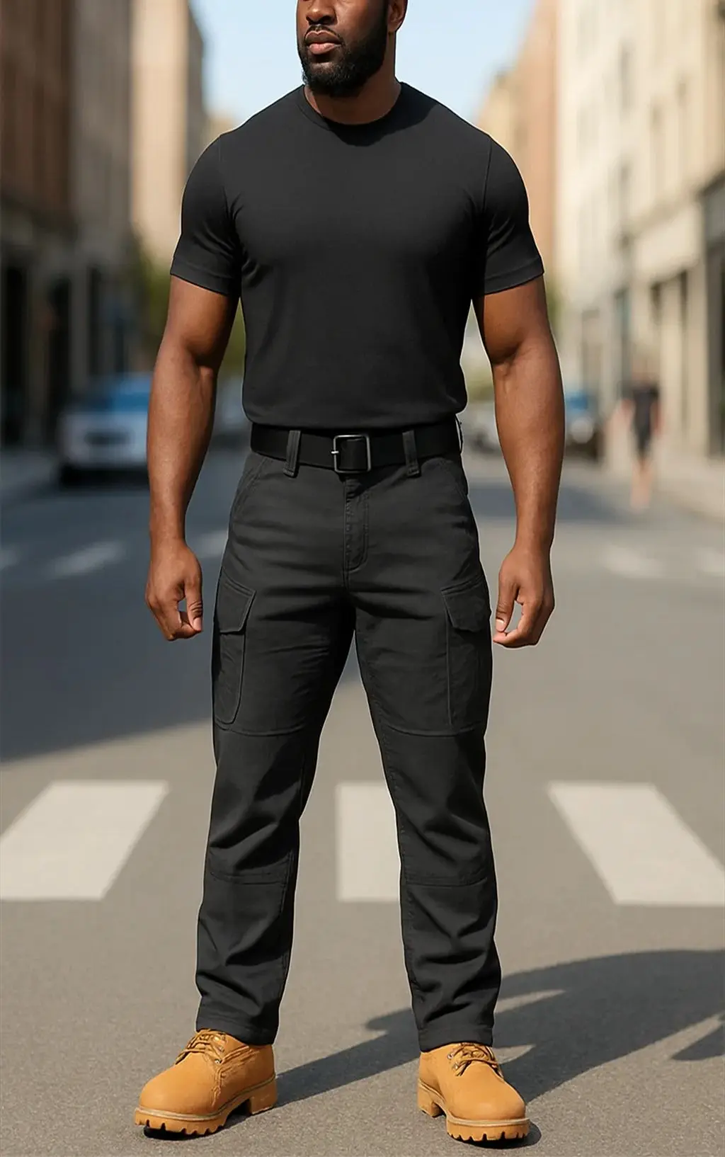 Men's Autumn Cargo Elastic Pants for Outdoor Activities Trekking Hiking Camping Climbing Running Sports Cycling Work Trousers