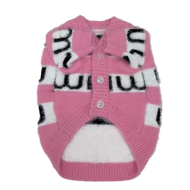 Autumn and Winter Warm Dog Cat Sweater Small and Medium Thickened Warm