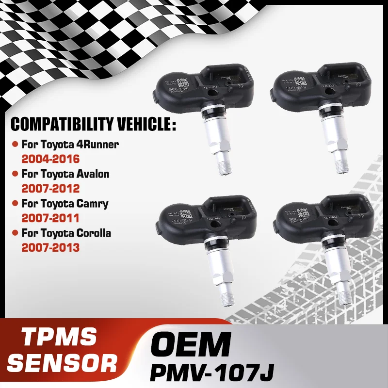 

Car Tire Pressure Sensor For Toyota 4Runner 2004-2016 Toyota Avalon 2007-2012 Toyota Camry 2007-2011 Toyota Corolla 2007-2013