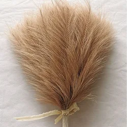 10/30 Pcs Artificial Pampas Grass Fluffy Reed Bouquet Boho Decor for Party Room Home Wedding Decoration Table Flower Arrangement
