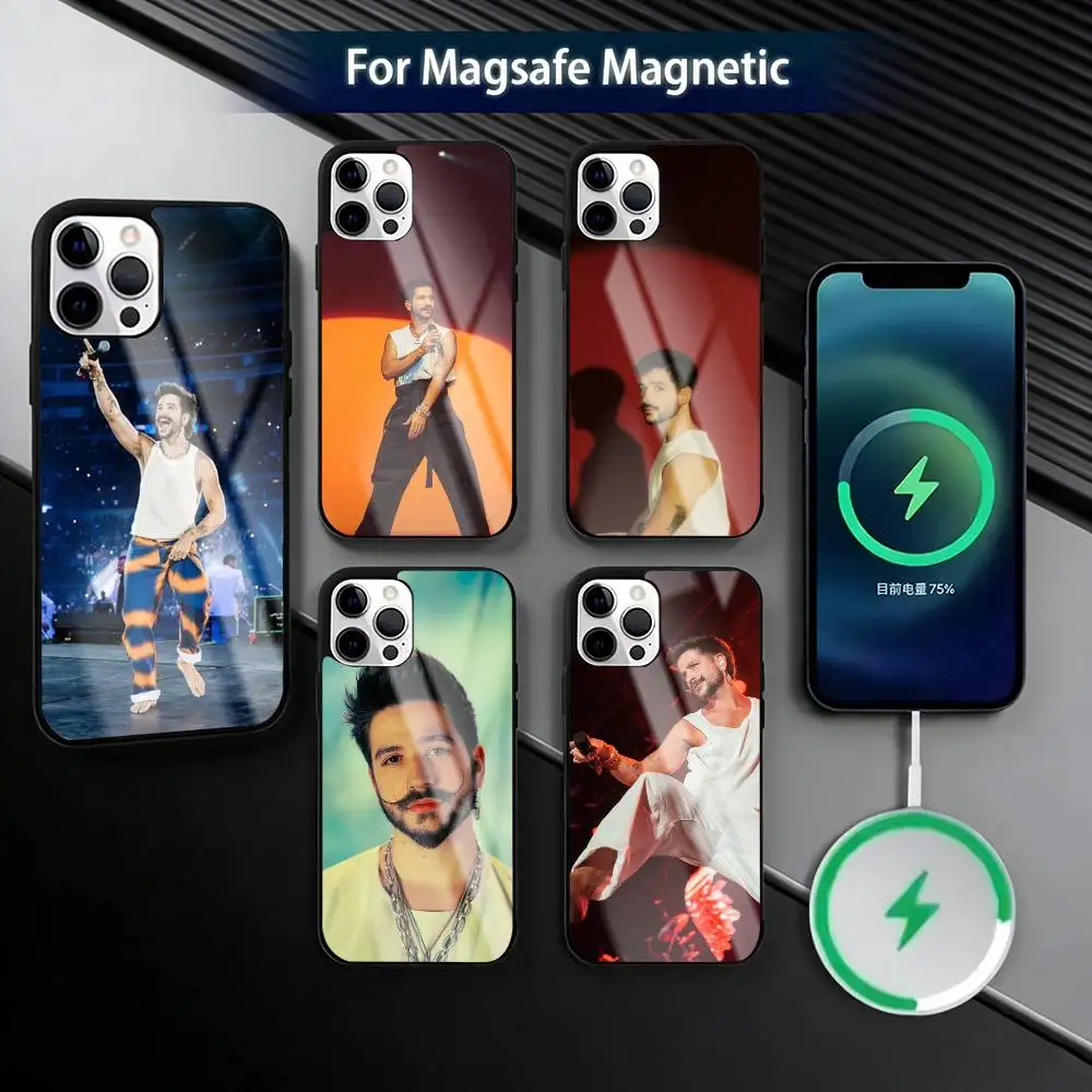 

C-Camilo Phone Case For iPhone17,16,15,14,13,12,11 Plus,Pro Magnetic For Magsafe Wireless Charging