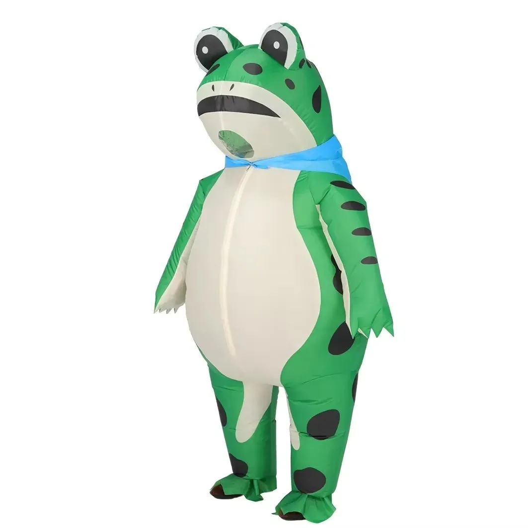 Frosch aufblasbares Kostüm Party Puppe Kostüm Jahrestagung Aktivität Puppe aufblasbares Kostüm Weihnachten Cosplay Kostüm