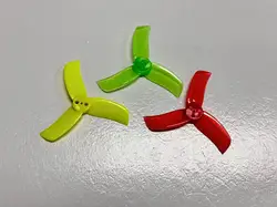 3 holes 3 colors Gemfan 2040 2.0x4.0 FPV PC 3 propeller Prop Blade CW CCW shaft through the machine more special motor 1104-1105