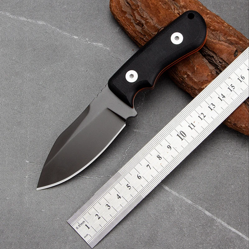 Knife Outdoors Sharp D2 Full Tang Fixed Blade Knife Portable Camping Survival Knives Hunting EDC Tools G10+ Carbon Fiber Handle