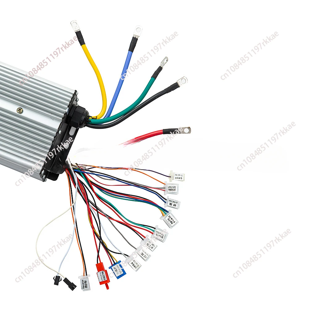 48V60V72V3000W24 tube high-power brushless motor modified motorcycle electric three-wheel square wave controller 80