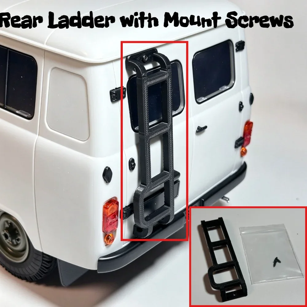RC Modification Component for WPL C104 1/12 Scale Rear Ladder with Screws custom size RC Crawler Model Upgrade Accessory