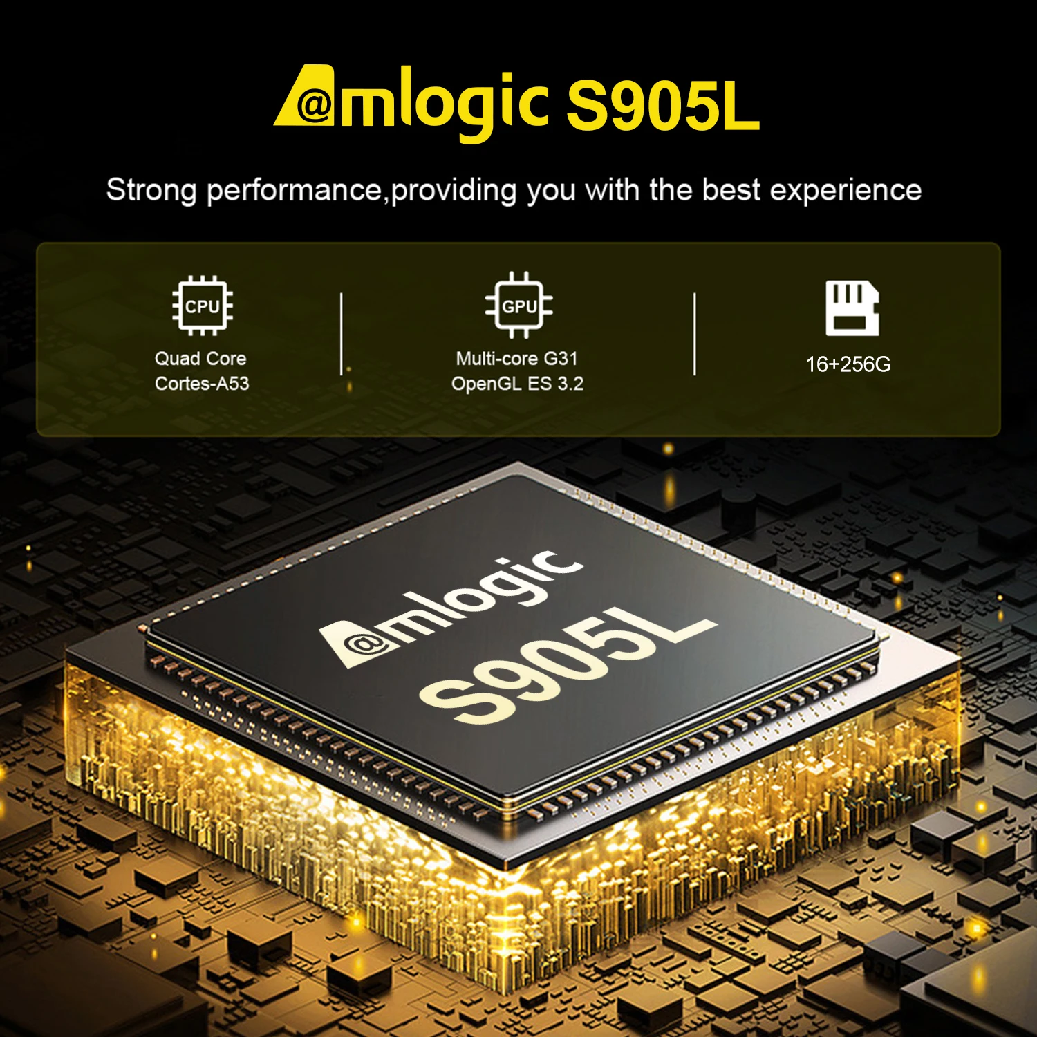 Velec Smart TV Box Android 16 16+256GB 4K Video Decoding High-End Streaming with Dual-Band WiFi Home Entertainment Media Player