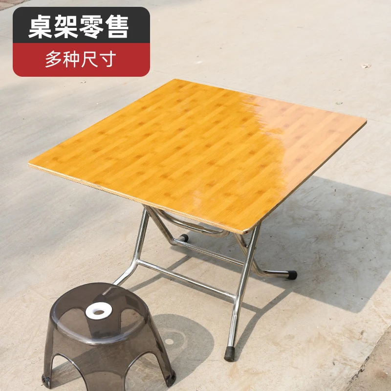 Tripé de mesa dobrável, suporte para perna, simples e simples, grande barraca de comida, rack de mesa