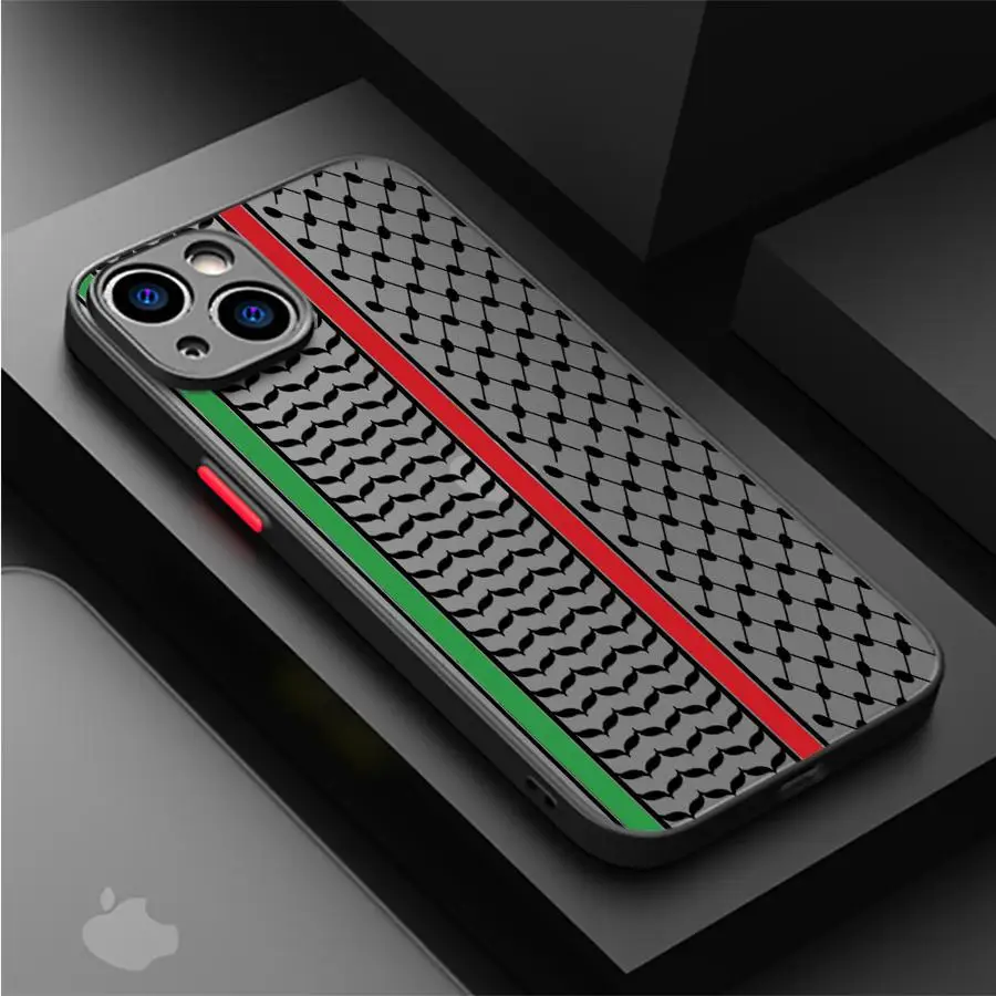 Hot Hattah Keffiyeh Phone Case for iPhone 15 16 Pro Max 14 Plus 11 12 13 Pro Max SE 7 14 8 Pro XR XS X 15Pro 12 Mini