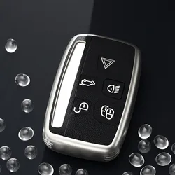 랜드 로버 A9 레인지 로버 스포츠 Evoque Freelander 2 Velar Jaguar XE XJ XJL XF V1 E-PACE 자동차 액세서리 용 자동차 키 케이스 커버