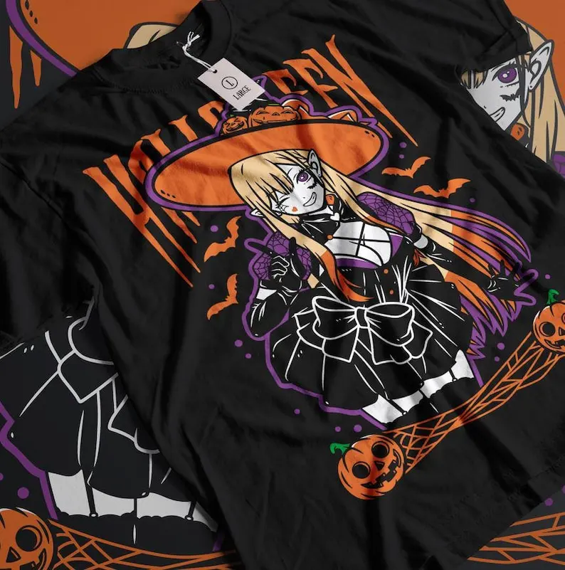 Unisex My Cosplay Darling Anime T-Shirt, Marin Manga Graphic Tee Shirt