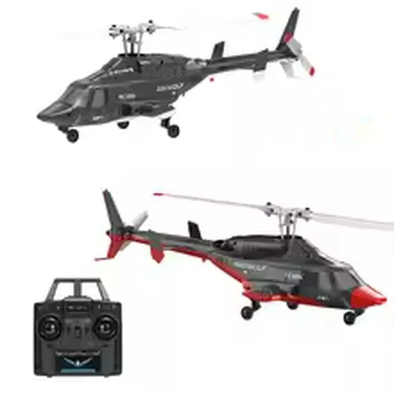 A61 샤오베이딩 신형 2025 고고도 4채널 원격 조종 헬리콥터 RC 모델 시뮬레이션 충돌 방지 비행 장난감