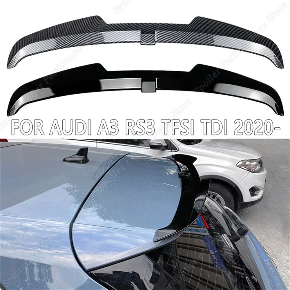 

Rear Trunk Spoiler For Audi A3 RS3 8Y TDI TFSI Sportback Tail Wing Spoiler Car Styling Accessories Body Kits 2020 2021 2022 2023