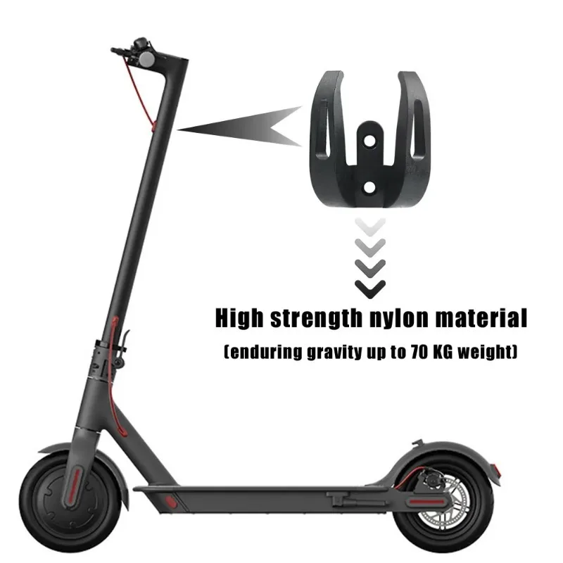 Electric Scooter Front Hook for Xiaomi M365 Scooter Skateboard Storage Tools Load-bearing Nylon Double Hook Scooter Accessories