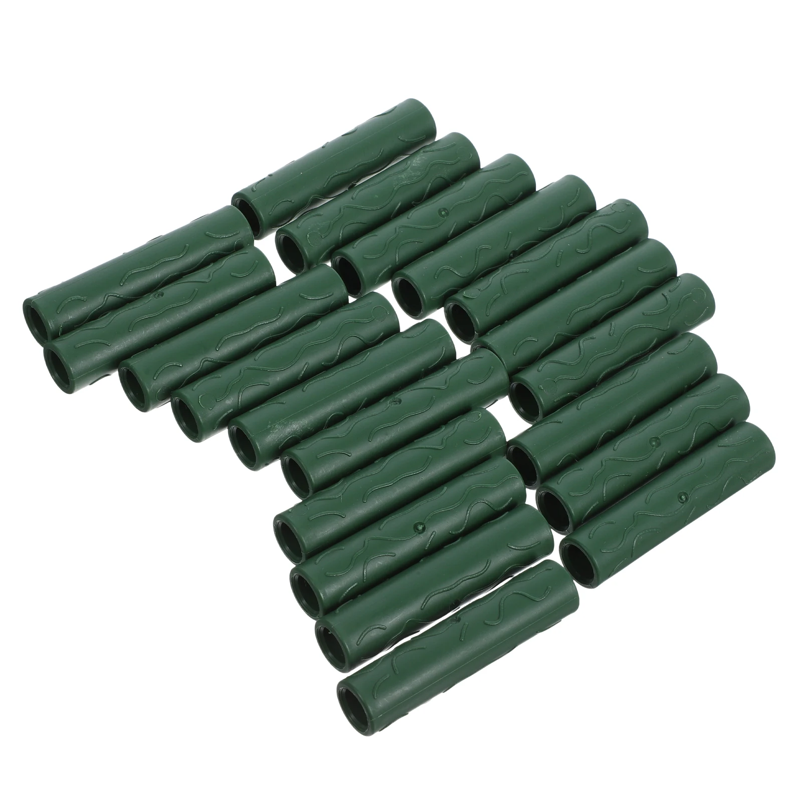 

20pcs 8mm Gardening Pillar Accessories Durable Plant Stake Connectors Greenhouse Frame Support Landscape House Plastic Pile