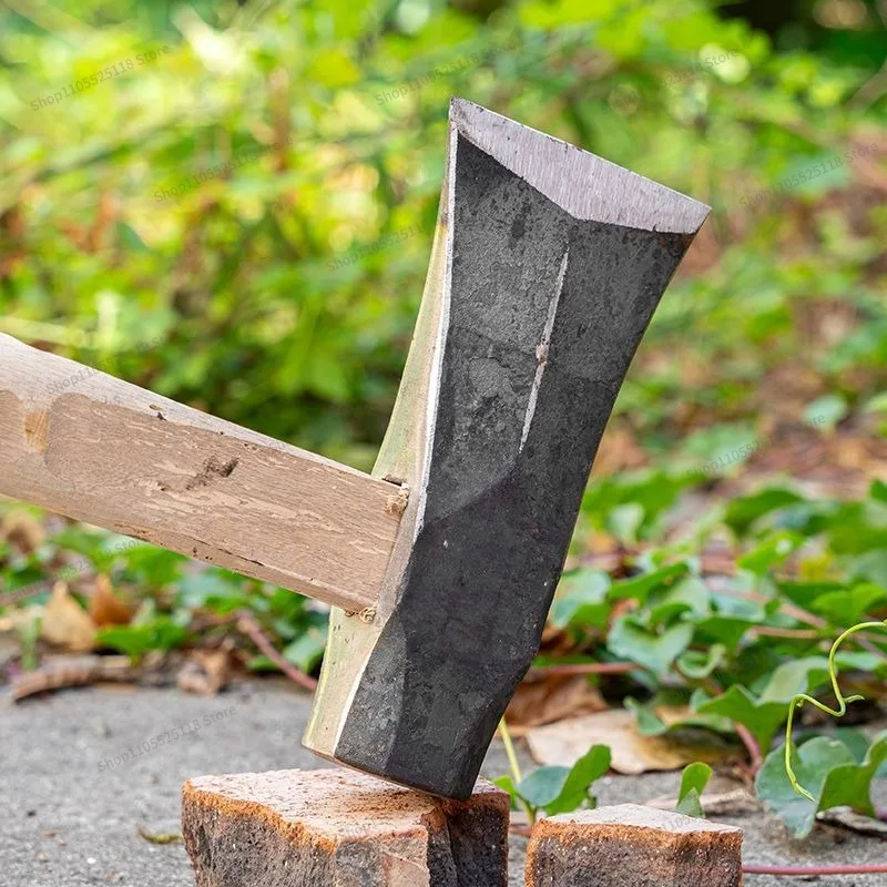 For Axe Large Rail Steel Hand Forged Mountain Chopping Firewood Chopping Trees Chopping Hammer Axe Knife Household Outdoor view 5
