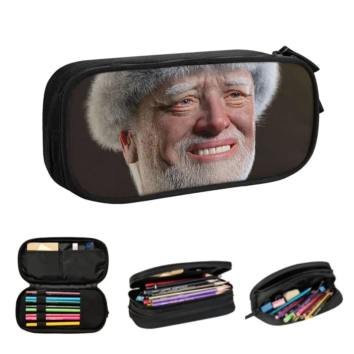 

Hide The Pain Harold Meme Pencil Cases for Student Gifts Pen Box Pencil Bag Large Storage Pencil Pouch Storage Stationery