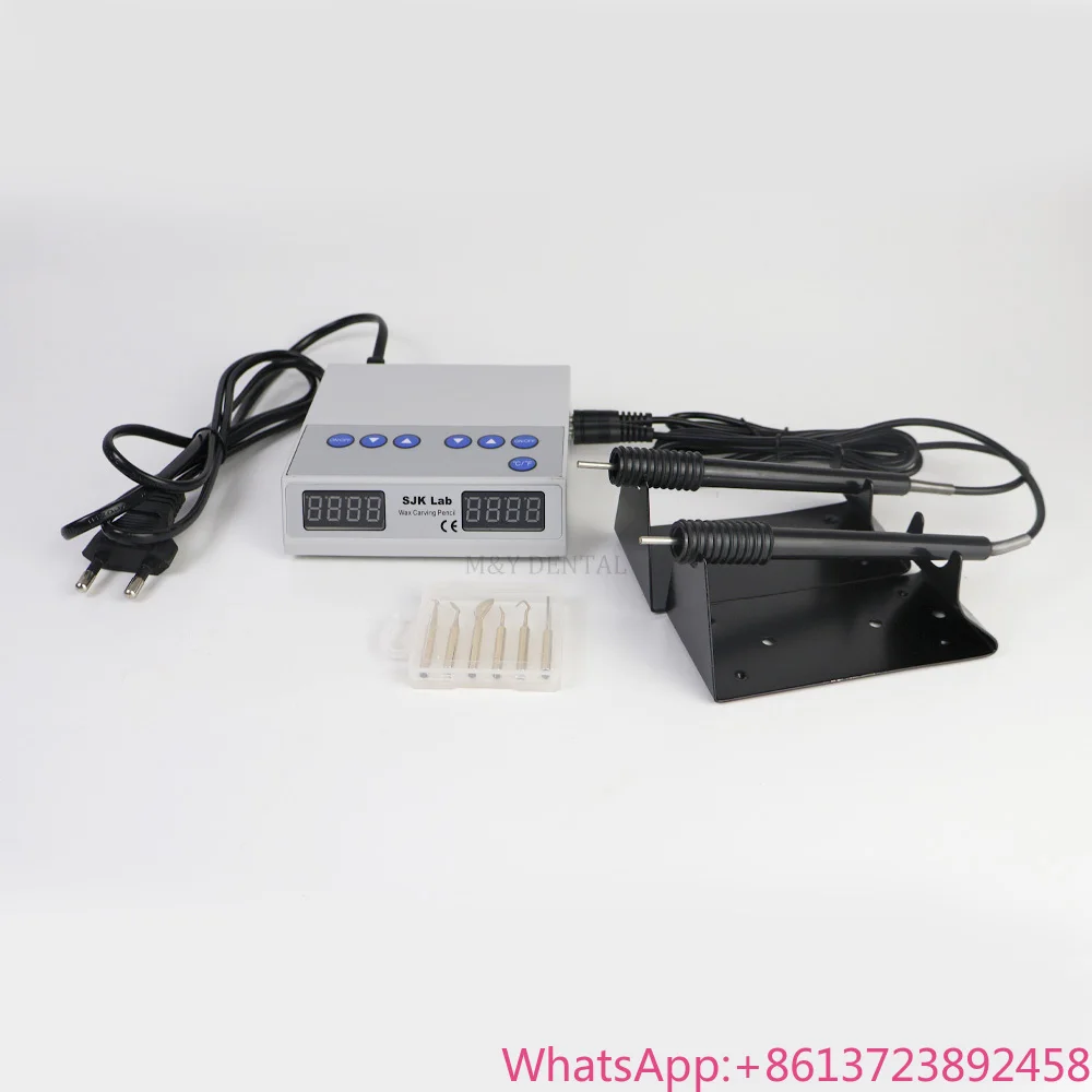 

Ultra-Thin Dent al Lab Electric Wax Waxer Knife Carver Contains Double Carving Pen Dentists Electric Wax Caring Kit Equipment