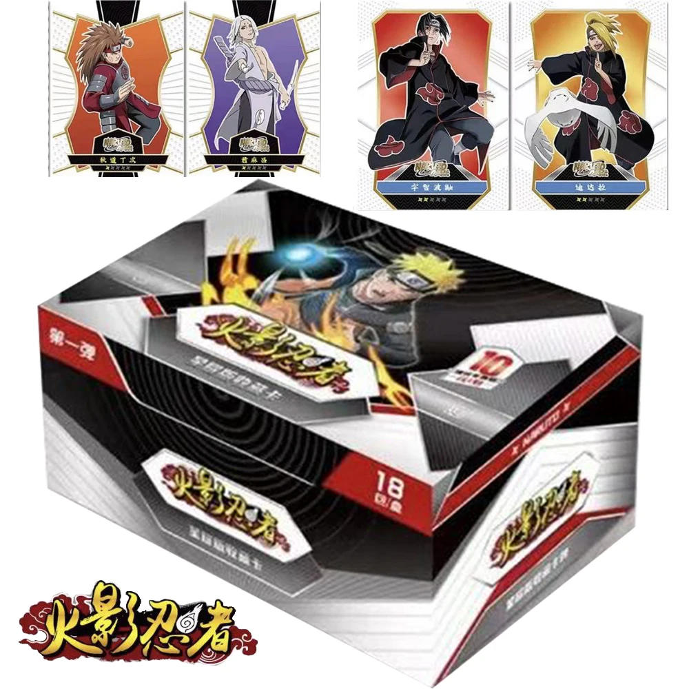 NARUTO Collection Card For Children Tsunade Orochimaru Hatake Kakashi High Energy Adventure Anime Limited Game Card Kids Toys