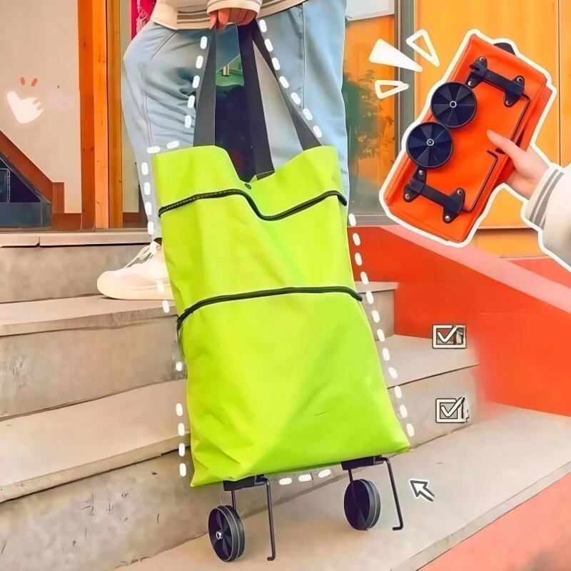 carrinho-de-compras-portatil-com-rodas-carrinho-pequeno-para-comprar-vegetais-carrinho-de-mao-de-grande-capacidade-em-aco-i