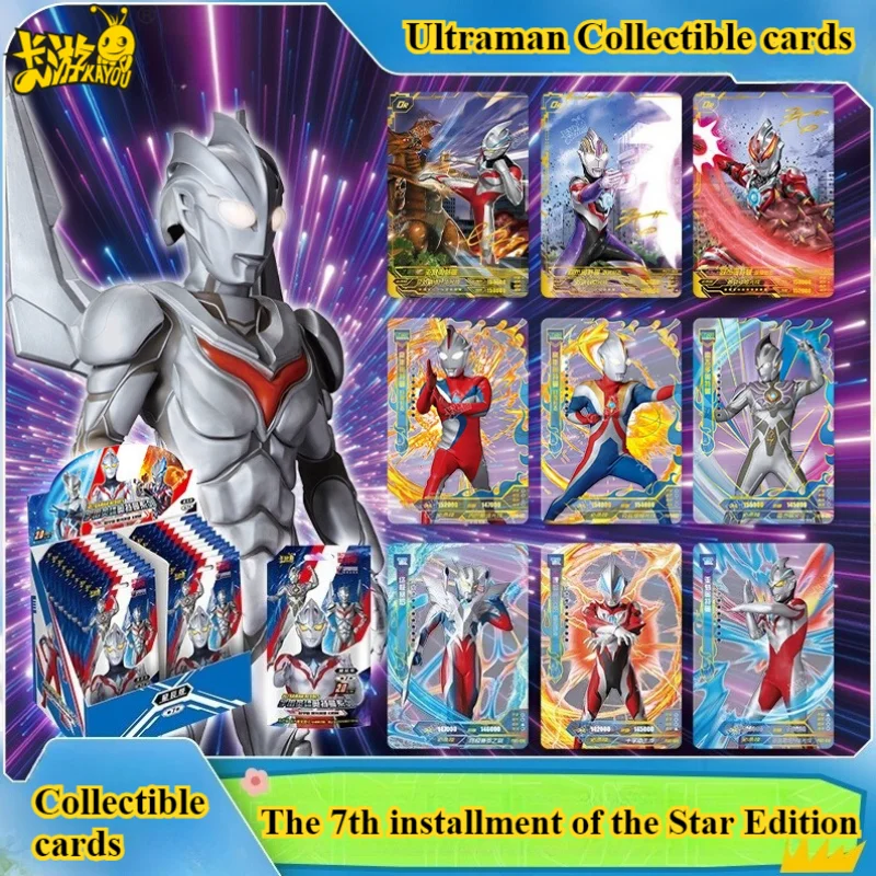 

Kayou Ultraman Orb Ultraman Blazar, творческая личность, мультяшное звездное издание, коллекционная карта седьмого персонажа, подарок на день рождения для мальчика
