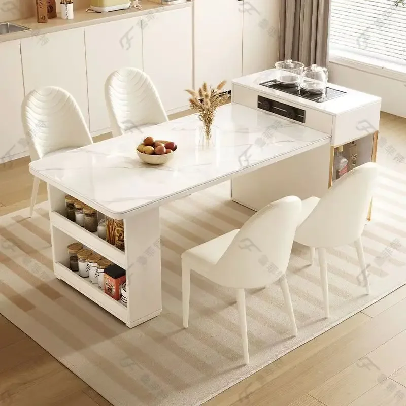 

#V Furniture Kitchen Island Central Island Unit Table Chair Set Coffee Drawer Living Room Office Dining Room Squire Table