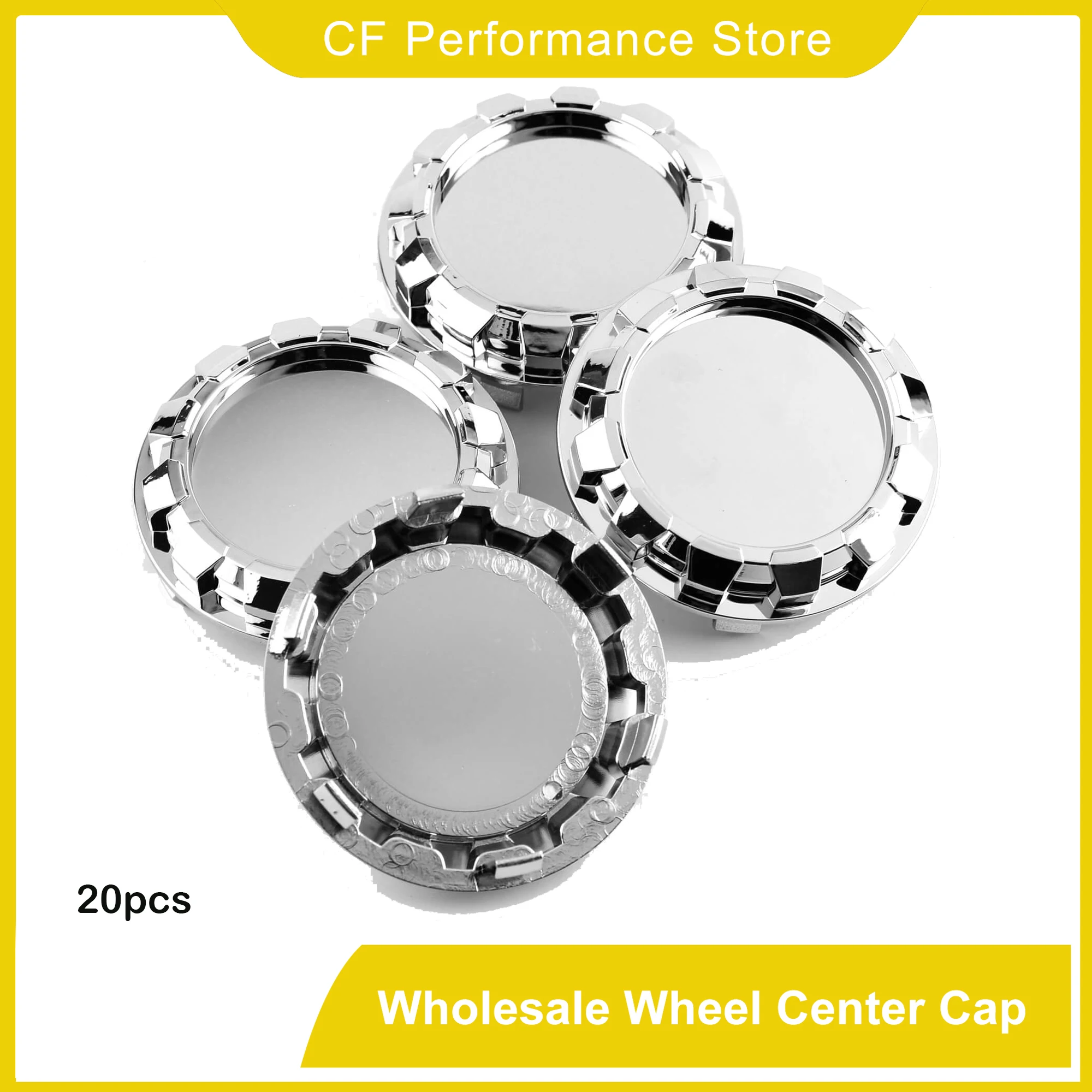 20pcs 83mm Wheel Hubcap For Sierra Yukon Denali Escalade Rim Center Cover 9595759 9596403 19333200 Refits Chrome Black Hub Cap