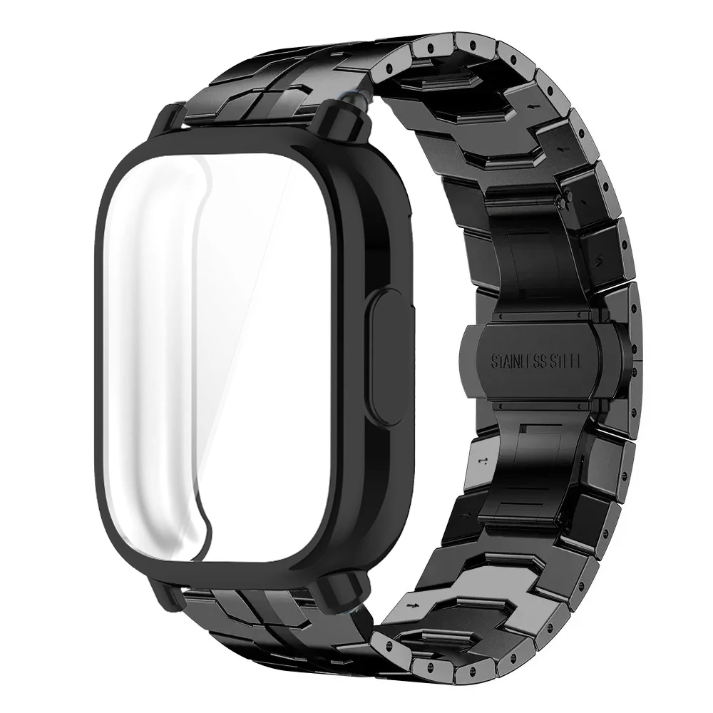 Case Band For Redmi Watch5 Active Strap Stainless Steel Bracelet Correa For Redmi Watch5 Lite Metal Business Wristband Accessory