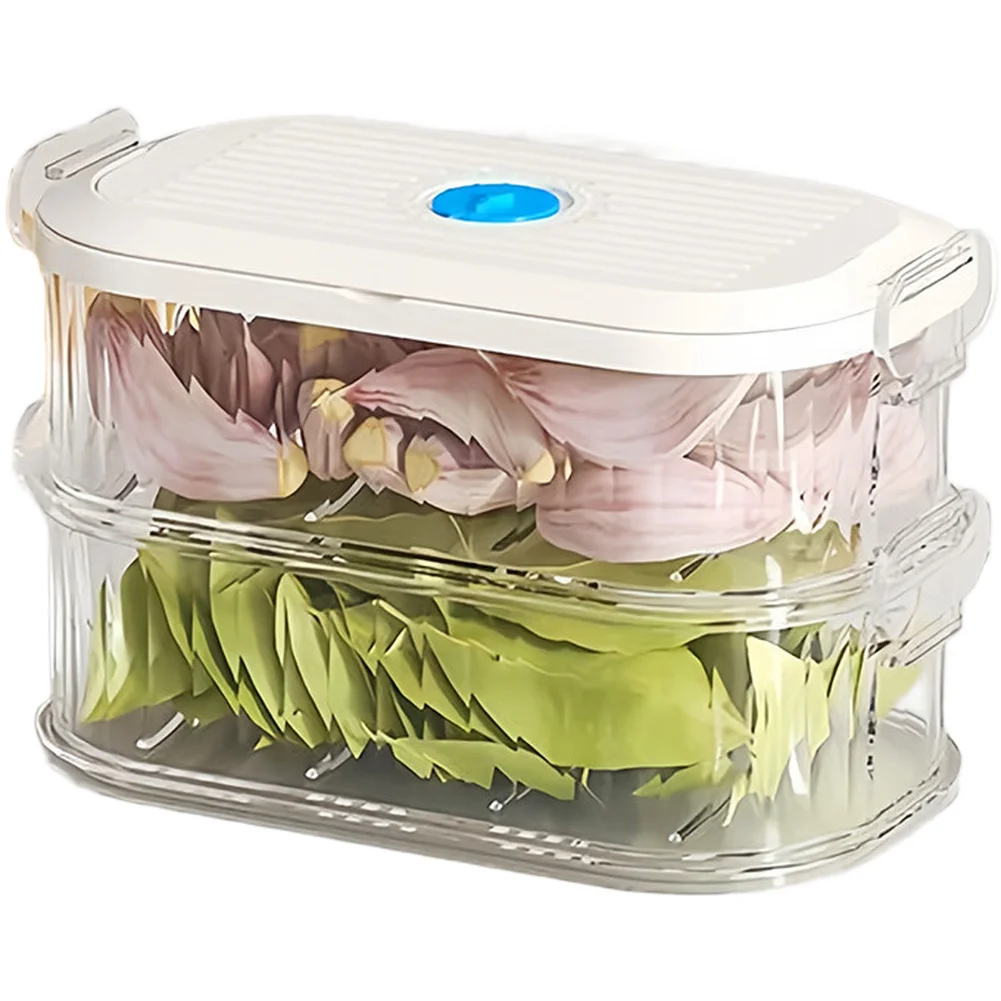 Modern Stackable Airtight Food Storage Containers Spice Organizer Box Space Saving For Kitchen Countertop Household Storage