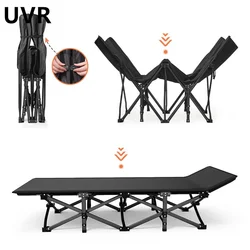 UVR Portable Single Person Office Lunch Lounge Chair Outdoor Leisure Camping Lazy Person Foldable Companion Soft Foldable Bed