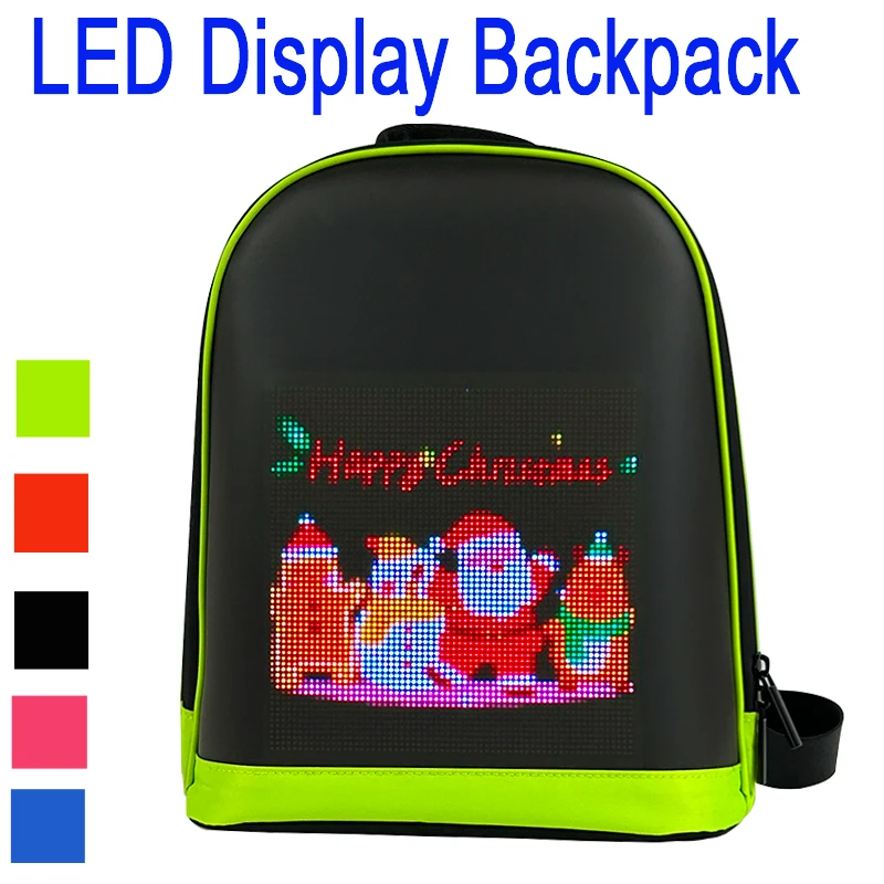 LED Advertising Backpack Version Portable Children\'s LED Backpack Magic Smart Walking Billboard APP Control Outdoor Display Bag