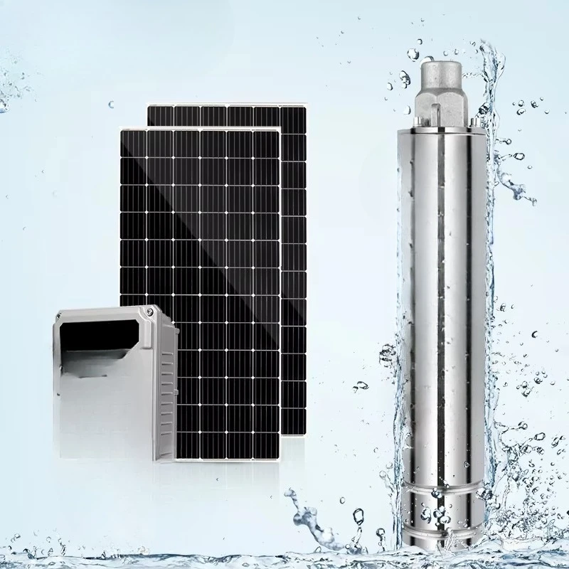 

Spiral solar submersible drilling pump system agriculture